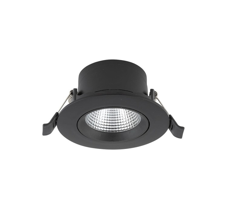 Sufitowa oprawa lampa punktowa EGINA BLACK 10W 10553 NOWODVORSKI Lighting 3000K tuba spot downlight natynkowa nowoczesna oświetleniowa czarna czarny Inspiracje Premium