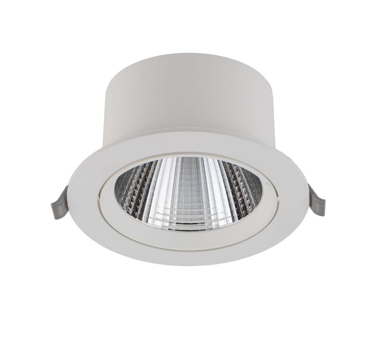 Sufitowa oprawa lampa punktowa EGINA WHITE 15W 10556 NOWODVORSKI Lighting 4000K tuba spot downlight natynkowa nowoczesna oświetleniowa biała biały Inspiracje Premium