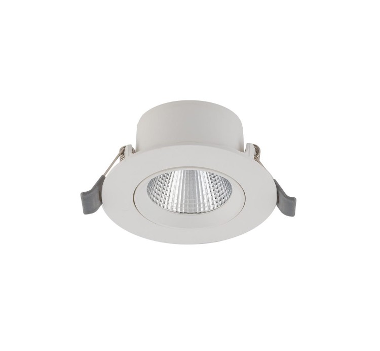 Sufitowa oprawa lampa punktowa EGINA WHITE 5W 10546 NOWODVORSKI Lighting 3000K tuba spot downlight natynkowa nowoczesna oświetleniowa biała biały Inspiracje Premium