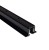 Szynoprzewód Szyna 1m trójfazowa CTLS RECESSED TRACK 3 CIRCUIT 1M BLACK 8692 NOWODVORSKI Lighting Loft nowoczesna 3 fazowa 3F sufitowy ścienny oświetlenie szynowe listwa podtynkowa 230V czarny Inspiracje Premium