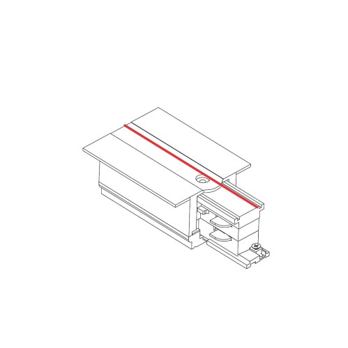 Końcówka zasilająca lewa do Szynoprzewodu Szyny CTLS RECESSED POWER END CAP LEFT BLACK PE-L 8235 NOWODVORSKI Lighting Loft nowoczesna trójfazowa 3 fazowa 3F sufitowy ścienny oświetlenie szynowe listwa podtynkowa 230V czarna Inspiracje Premium