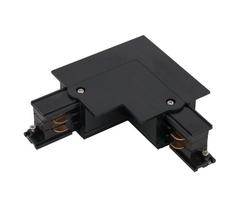 Łącznik do szynoprzewodu kątowy L CTLS RECESSED POWER L CONNECTOR LEFT BLACK L-L 8683 NOWODVORSKI Lighting Loft nowoczesna trójfazowa 3 fazowa 3F sufitowy do oświetlenie szynowe listwa podtynkowa szynoprzewodów złączka kątowa czarny Inspiracje Premium
