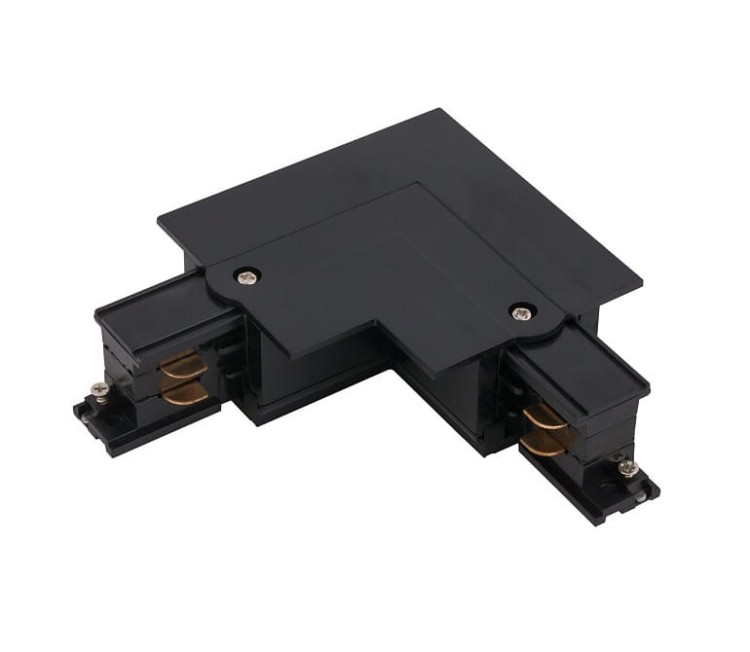 Łącznik do szynoprzewodu kątowy L CTLS RECESSED POWER L CONNECTOR LEFT BLACK L-L 8683 NOWODVORSKI Lighting Loft nowoczesna trójfazowa 3 fazowa 3F sufitowy do oświetlenie szynowe listwa podtynkowa szynoprzewodów złączka kątowa czarny Inspiracje Premium