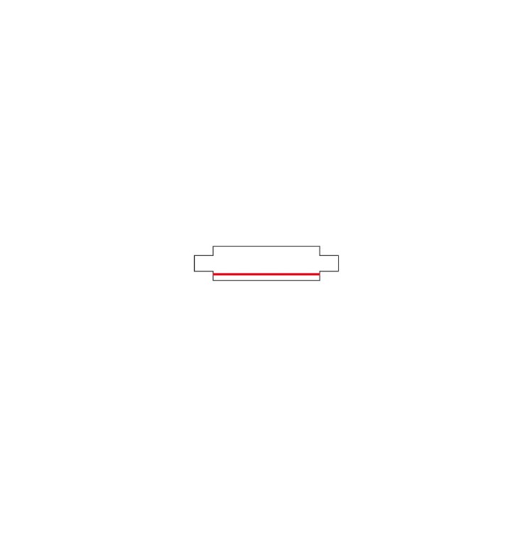 Łącznik do szynoprzewodu środkowy prosty zasilający CTLS POWER RECESSED STRAIGHT CONNECTOR WHITE 8686 NOWODVORSKI Lighting Loft nowoczesna trójfazowa 3 fazowa 3F oświetlenie szynowe listwa podtynkowa szynoprzewodów złączka prosta biały Inspiracje Premium