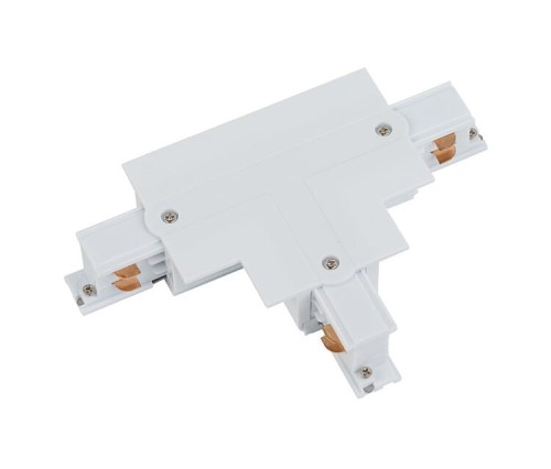 Łącznik do szynoprzewodu T CTLS RECESSED POWER T CONNECTOR RIGHT WHITE T-R1 8245 NOWODVORSKI Lighting Loft nowoczesna trójfazowa 3 fazowa 3F sufitowy ścienny do oświetlenie szynowe listwa podtynkowy szynoprzewodów złączka biały Inspiracje Premium