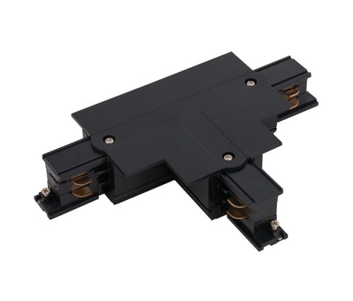 Łącznik do szynoprzewodu T CTLS RECESSED POWER T CONNECTOR RIGHT 2 BLACK T-R2 8682 NOWODVORSKI Lighting Loft nowoczesna trójfazowa 3 fazowa 3F sufitowy ścienny do oświetlenie szynowe listwa podtynkowy szynoprzewodów złączka czarny Inspiracje Premium