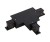Łącznik do szynoprzewodu T CTLS RECESSED POWER T CONNECTOR RIGHT 2 BLACK T-R2 8682 NOWODVORSKI Lighting Loft nowoczesna trójfazowa 3 fazowa 3F sufitowy ścienny do oświetlenie szynowe listwa podtynkowy szynoprzewodów złączka czarny Inspiracje Premium