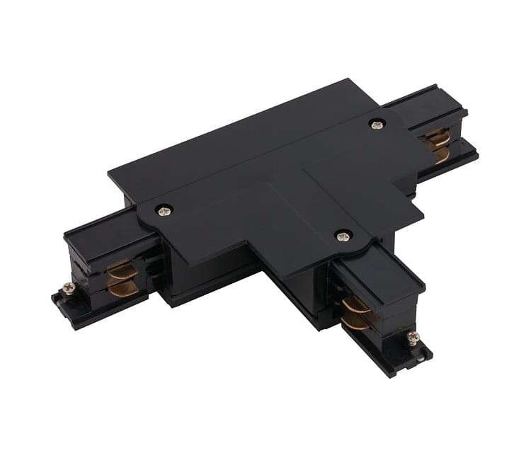Łącznik do szynoprzewodu T CTLS RECESSED POWER T CONNECTOR RIGHT 2 BLACK T-R2 8682 NOWODVORSKI Lighting Loft nowoczesna trójfazowa 3 fazowa 3F sufitowy ścienny do oświetlenie szynowe listwa podtynkowy szynoprzewodów złączka czarny Inspiracje Premium