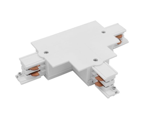 Łącznik do szynoprzewodu T CTLS RECESSED POWER T CONNECTOR RIGHT 2 WHITE T-R2 8681 NOWODVORSKI Lighting Loft nowoczesna trójfazowa 3 fazowa 3F sufitowy ścienny do oświetlenie szynowe listwa podtynkowy szynoprzewodów złączka biały Inspiracje Premium