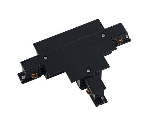 Łącznik do szynoprzewodu T CTLS RECESSED POWER T CONNECTOR LEFT 2 BLACK T-L2 8240 NOWODVORSKI Lighting Loft nowoczesna trójfazowa 3 fazowa 3F sufitowy ścienny do oświetlenie szynowe listwa podtynkowy szynoprzewodów złączka czarny Inspiracje Premium