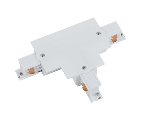 Łącznik do szynoprzewodu T CTLS RECESSED POWER T CONNECTOR LEFT 2 WHITE T-L2 8238 NOWODVORSKI Lighting Loft nowoczesna trójfazowa 3 fazowa 3F sufitowy ścienny do oświetlenie szynowe listwa podtynkowy szynoprzewodów złączka biały Inspiracje Premium