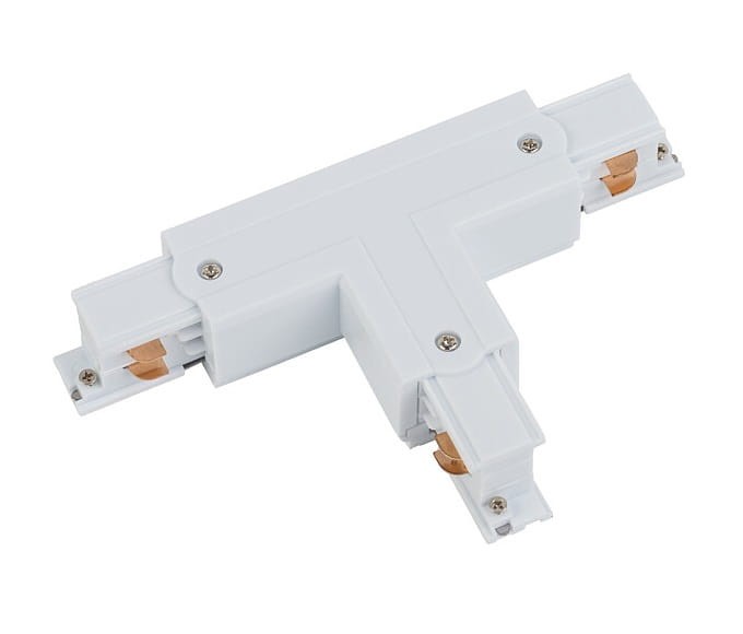 Łącznik do szynoprzewodu T CTLS POWER T CONNECTOR RIGHT 1 WHITE T-R1 8241 NOWODVORSKI Lighting Loft nowoczesna trójfazowa 3 fazowa 3F sufitowy ścienny do oświetlenie szynowe listwa natynkowy szynoprzewodów złączka biały Inspiracje Premium