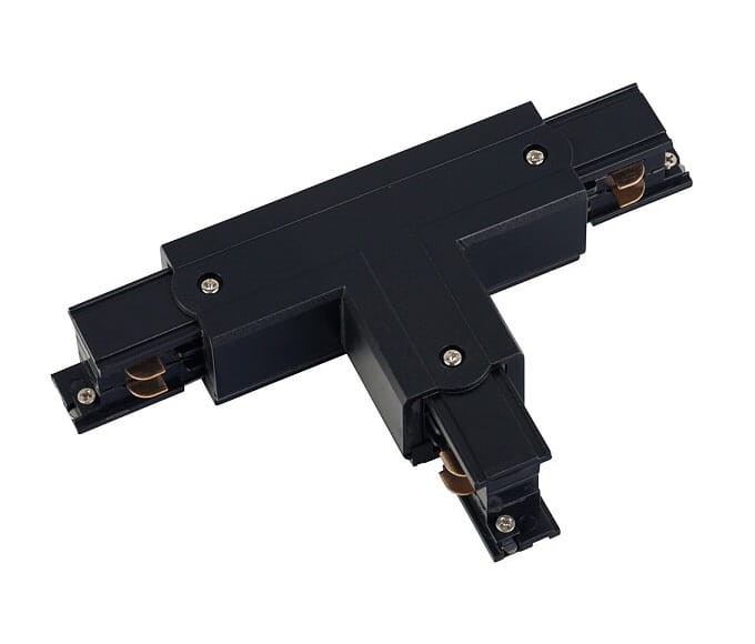 Łącznik do szynoprzewodu T CTLS POWER T CONNECTOR RIGHT 1 BLACK T-R1 8242 NOWODVORSKI Lighting Loft nowoczesna trójfazowa 3 fazowa 3F sufitowy ścienny do oświetlenie szynowe listwa natynkowy szynoprzewodów złączka czarny Inspiracje Premium