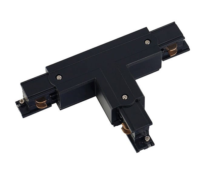 Łącznik do szynoprzewodu T CTLS POWER T CONNECTOR LEFT 1 BLACK T-L1 8244 NOWODVORSKI Lighting Loft nowoczesna trójfazowa 3 fazowa 3F sufitowy ścienny do oświetlenie szynowe listwa natynkowy szynoprzewodów złączka czarny Inspiracje Premium