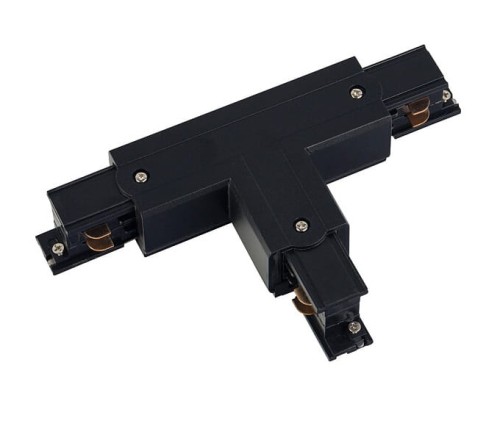Łącznik do szynoprzewodu T CTLS POWER T CONNECTOR LEFT 2 BLACK T-L2 8237 NOWODVORSKI Lighting Loft nowoczesna trójfazowa 3 fazowa 3F sufitowy ścienny do oświetlenie szynowe listwa natynkowy szynoprzewodów złączka czarny Inspiracje Premium