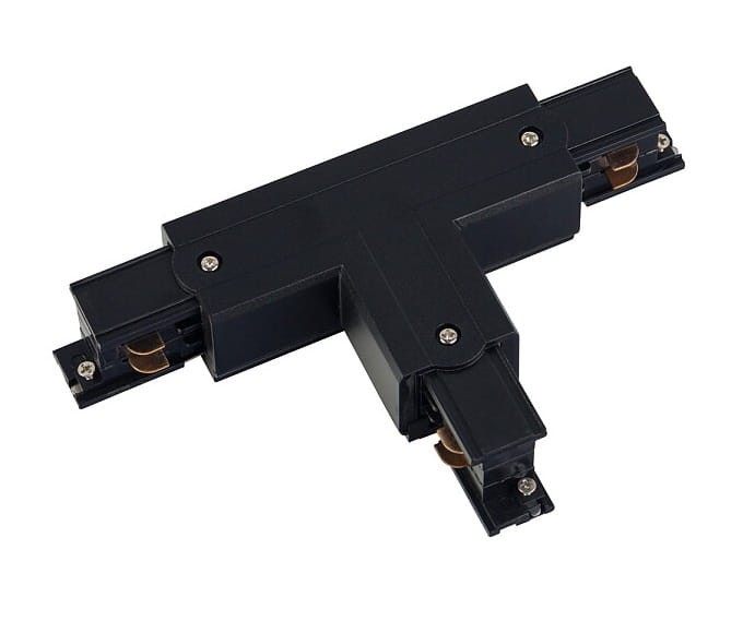 Łącznik do szynoprzewodu T CTLS POWER T CONNECTOR LEFT 2 BLACK T-L2 8237 NOWODVORSKI Lighting Loft nowoczesna trójfazowa 3 fazowa 3F sufitowy ścienny do oświetlenie szynowe listwa natynkowy szynoprzewodów złączka czarny Inspiracje Premium