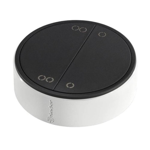 Przycisk bezprzewodowy 4-kanałowy 1Y.13.B22 Finder YESLY BLISS BEYON Bluetooth do sterownia światłem i urządzeniami Kompatybilny z Amazon Alexa Google Home czterokanałowy cztery kanały czarny