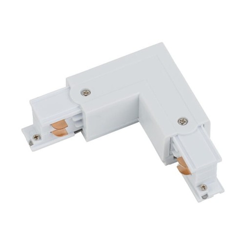 Łącznik do szynoprzewodu kątowy L CTLS POWER L CONNECTOR RIGHT WHITE L-R 8227 NOWODVORSKI Lighting Loft nowoczesna trójfazowa 3 fazowa 3F sufitowy ścienny do oświetlenie szynowe listwa natynkowa szynoprzewodów złączka kątowa biały Inspiracje Premium