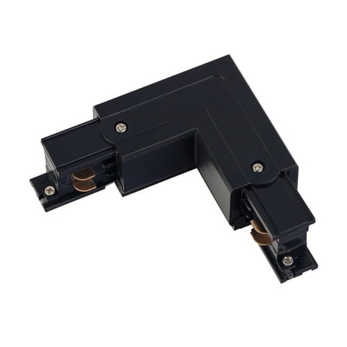 Łącznik do szynoprzewodu kątowy L CTLS POWER L CONNECTOR RIGHT BLACK L-R 8228 NOWODVORSKI Lighting Loft nowoczesna trójfazowa 3 fazowa 3F sufitowy ścienny do oświetlenie szynowe listwa natynkowa szynoprzewodów złączka kątowa czarny Inspiracje Premium