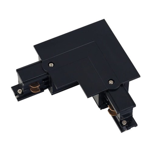Łącznik do szynoprzewodu kątowy L CTLS RECESSED POWER L CONNECTOR RIGHT BLACK L-R 8231 NOWODVORSKI Lighting Loft nowoczesna trójfazowa 3 fazowa 3F sufitowy do oświetlenie szynowe listwa podtynkowa szynoprzewodów złączka kątowa czarny Inspiracje Premium