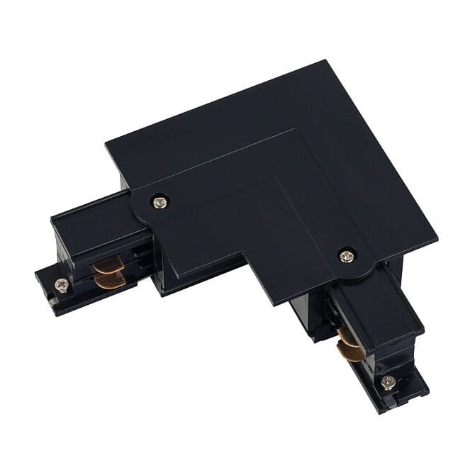 Łącznik do szynoprzewodu kątowy L CTLS RECESSED POWER L CONNECTOR RIGHT BLACK L-R 8231 NOWODVORSKI Lighting Loft nowoczesna trójfazowa 3 fazowa 3F sufitowy do oświetlenie szynowe listwa podtynkowa szynoprzewodów złączka kątowa czarny Inspiracje Premium