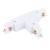 Łącznik do szynoprzewodu T CTLS POWER T CONNECTOR RIGHT 2 WHITE T-R2 8703 NOWODVORSKI Lighting Loft nowoczesna trójfazowa 3 fazowa 3F sufitowy ścienny do oświetlenie szynowe listwa natynkowy szynoprzewodów złączka biały Inspiracje Premium