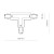 Łącznik do szynoprzewodu T CTLS POWER T CONNECTOR RIGHT 2 WHITE T-R2 8703 NOWODVORSKI Lighting Loft nowoczesna trójfazowa 3 fazowa 3F sufitowy ścienny do oświetlenie szynowe listwa natynkowy szynoprzewodów złączka biały Inspiracje Premium