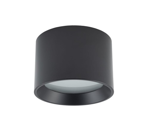 Lampa sufitowa downlight natynkowa MAUN BL CG BLACK 10482 NOWODVORSKI Lighting GX53 10 cm Spot oświetleniowa nowoczesna sufitowa metal czarna Inspiracje Premium