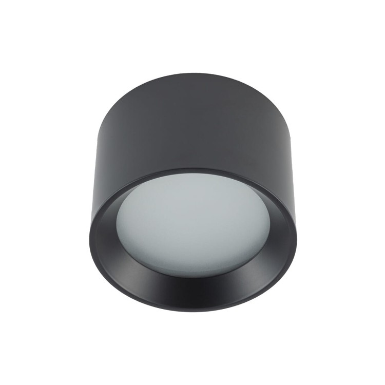 Lampa sufitowa downlight natynkowa MAUN BL CG BLACK 10482 NOWODVORSKI Lighting GX53 10 cm Spot oświetleniowa nowoczesna sufitowa metal czarna Inspiracje Premium