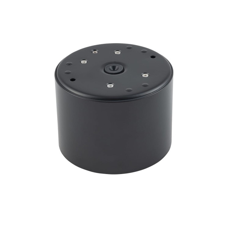 Lampa sufitowa downlight natynkowa MAUN BL CG BLACK 10482 NOWODVORSKI Lighting GX53 10 cm Spot oświetleniowa nowoczesna sufitowa metal czarna Inspiracje Premium
