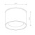 Lampa sufitowa downlight natynkowa MAUN BL CG BLACK 10482 NOWODVORSKI Lighting GX53 10 cm Spot oświetleniowa nowoczesna sufitowa metal czarna Inspiracje Premium