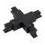 Łącznik do szynoprzewodu krzyżowy X CTLS POWER X CONNECTOR BLACK 8702 NOWODVORSKI Lighting Loft nowoczesna trójfazowa 3 fazowa 3F sufitowy ścienny do oświetlenie szynowe listwa natynkowa szynoprzewodów złączka czarny Inspiracje Premium