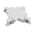 Łącznik do szynoprzewodu krzyżowy X CTLS RECESSED POWER X CONNECTOR WHITE 8678 NOWODVORSKI Lighting Loft nowoczesna trójfazowa 3 fazowa 3F sufitowy do oświetlenie szynowe listwa podtynkowa szynoprzewodów wpuszczany złączka biały Inspiracje Premium