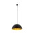 Lampa sufitowa wisząca Industrialna Loft HEMISPHERE HIT BLACK-GOLD L 10703 NOWODVORSKI Lighting E27 x1 50cm oświetleniowa żyrandol nowoczesna metal do Kuchni Jadalni nad stół blat wyspę z przetłoczeniami czarno-złota satynowy zwis Inspiracje Premium
