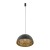 Lampa sufitowa wisząca Industrialna Loft HEMISPHERE HIT BLACK-GOLD L 10703 NOWODVORSKI Lighting E27 x1 50cm oświetleniowa żyrandol nowoczesna metal do Kuchni Jadalni nad stół blat wyspę z przetłoczeniami czarno-złota satynowy zwis Inspiracje Premium