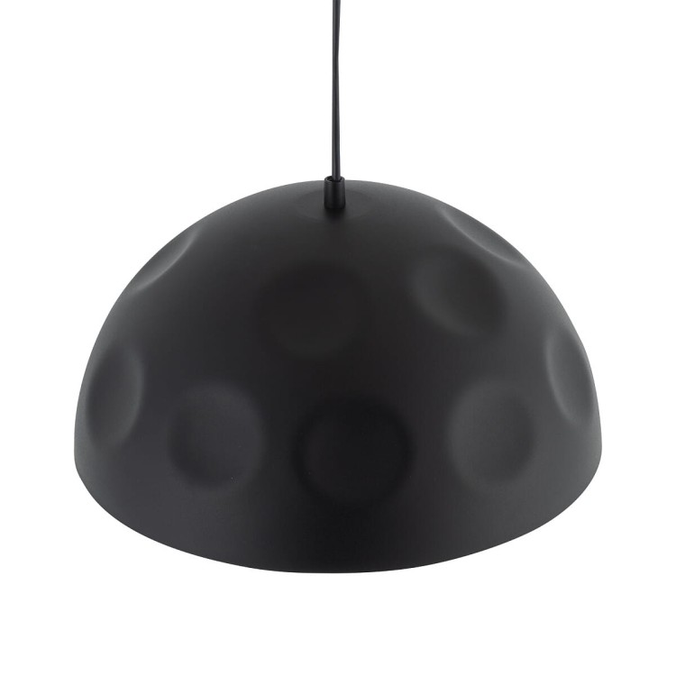 Lampa sufitowa wisząca Industrialna Loft HEMISPHERE HIT BLACK-GOLD L 10703 NOWODVORSKI Lighting E27 x1 50cm oświetleniowa żyrandol nowoczesna metal do Kuchni Jadalni nad stół blat wyspę z przetłoczeniami czarno-złota satynowy zwis Inspiracje Premium