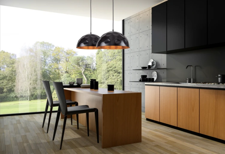 Lampa sufitowa wisząca Industrialna Loft HEMISPHERE HIT BLACK-GOLD S 10702 NOWODVORSKI Lighting E27 x1 33cm oświetleniowa żyrandol nowoczesna metal do Kuchni Jadalni nad stół blat wyspę z przetłoczeniami czarno-złota satynowy zwis Inspiracje Premium