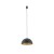 Lampa sufitowa wisząca Industrialna Loft HEMISPHERE HIT BLACK-GOLD S 10702 NOWODVORSKI Lighting E27 x1 33cm oświetleniowa żyrandol nowoczesna metal do Kuchni Jadalni nad stół blat wyspę z przetłoczeniami czarno-złota satynowy zwis Inspiracje Premium
