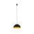 Lampa sufitowa wisząca Industrialna Loft HEMISPHERE HIT BLACK-GOLD S 10702 NOWODVORSKI Lighting E27 x1 33cm oświetleniowa żyrandol nowoczesna metal do Kuchni Jadalni nad stół blat wyspę z przetłoczeniami czarno-złota satynowy zwis Inspiracje Premium