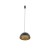Lampa sufitowa wisząca Industrialna Loft HEMISPHERE HIT BLACK-GOLD S 10702 NOWODVORSKI Lighting E27 x1 33cm oświetleniowa żyrandol nowoczesna metal do Kuchni Jadalni nad stół blat wyspę z przetłoczeniami czarno-złota satynowy zwis Inspiracje Premium