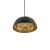 Lampa sufitowa wisząca Industrialna Loft HEMISPHERE HIT BLACK-GOLD S 10702 NOWODVORSKI Lighting E27 x1 33cm oświetleniowa żyrandol nowoczesna metal do Kuchni Jadalni nad stół blat wyspę z przetłoczeniami czarno-złota satynowy zwis Inspiracje Premium