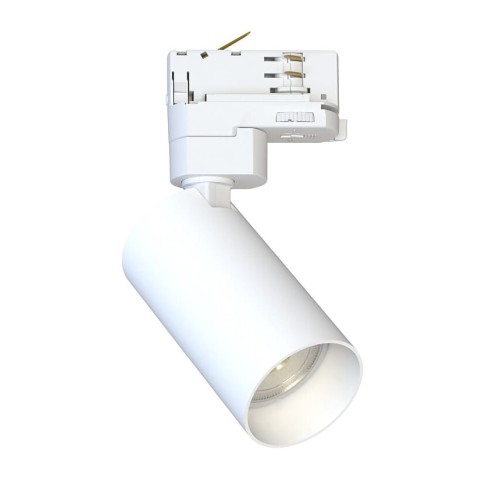 Lampa szynowa Reflektor szynowy trójfazowa CTLS MONO WHITE 10236 NOWODVORSKI Lighting GU10 Loft nowoczesna 3 fazowa 3F sufitowa ścienna oświetlenie szynowe 230V szynoprzewodu biała biały Inspiracje Premium
