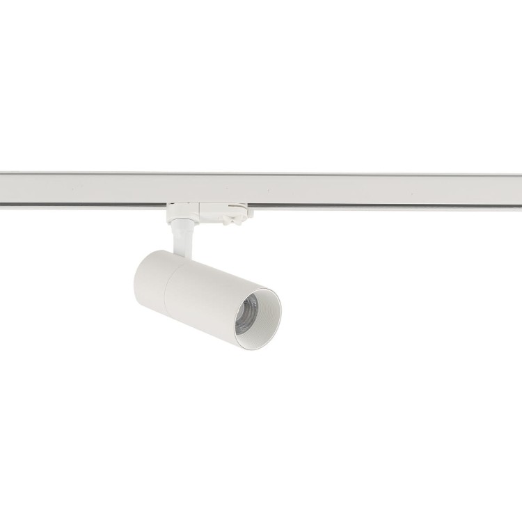 Lampa szynowa Reflektor szynowy trójfazowa CTLS TINOS LED WHITE 10391 NOWODVORSKI Lighting 20W 3000K Loft nowoczesna 3 fazowa 3F sufitowa ścienna oświetlenie szynowe 230V szynoprzewodu barwa ciepła ciepłobiała biała biały Inspiracje Premium