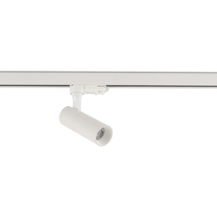 Lampa szynowa Reflektor szynowy trójfazowa CTLS TINOS LED WHITE 10393 NOWODVORSKI Lighting 10W 4000K Loft nowoczesna 3 fazowa 3F sufitowa ścienna oświetlenie szynowe 230V szynoprzewodu barwa dzienna neutralna biała biały Inspiracje Premium
