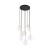Lampa sufitowa wisząca Loft KARO VIII 10934 NOWODVORSKI Lighting 8xG9 nowoczesna oprawa oświetleniowa kula biała zwis czarno-złoty czarny czarna metal szkło Inspiracje Premium