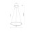 Lampa sufitowa wisząca Industrialna Loft CIRCOLO LED M SH-60 BLACK 10862 NOWODVORSKI Lighting 4000K 21W 60cm oświetleniowa żyrandol nowoczesna metal czarna czarny zwis barwa dzienna neutralna Inspiracje Premium