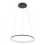 Lampa sufitowa wisząca Industrialna Loft CIRCOLO LED M SH-60 BLACK 10812 NOWODVORSKI Lighting 3000K 21W 60cm oświetleniowa żyrandol nowoczesna metal czarna czarny zwis barwa ciepła ciepłobiała Inspiracje Premium
