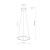 Lampa sufitowa wisząca Industrialna Loft CIRCOLO LED S SH-45 BLACK 10813 NOWODVORSKI Lighting 3000K 18W 45cm oświetleniowa żyrandol nowoczesna metal czarna czarny zwis barwa ciepła ciepłobiała Inspiracje Premium