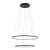 Lampa sufitowa wisząca Industrialna Loft CIRCOLO LED S SH-45/60 BLACK 10864 NOWODVORSKI Lighting 4000K 35W 60cm oświetleniowa żyrandol nowoczesna metal czarna czarny zwis barwa dzienna neutralna Inspiracje Premium