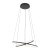 Lampa sufitowa wisząca Industrialna Loft CIRCOLO LED S SH-45/60 BLACK 10814 NOWODVORSKI Lighting 3000K 35W 60cm oświetleniowa żyrandol nowoczesna metal czarna czarny zwis barwa ciepła ciepłobiała Inspiracje Premium